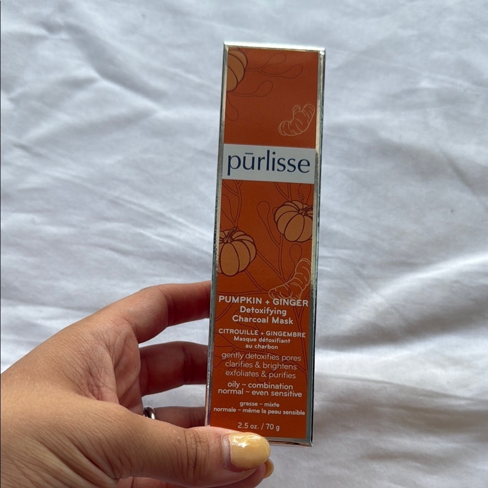 Purlisse Pumpkin + Ginger Detoxifying Charcoal Mask